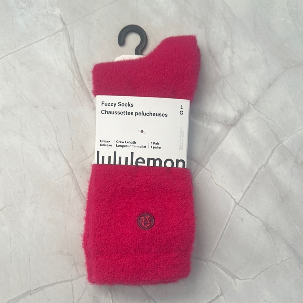 Lululemon Fuzzy Socks Size Large